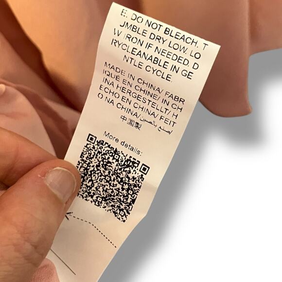 Shein Coquette Pink Puff Sleeve Mini Dress Cottagecore Fairycore Regency Small - Picture 7 of 7